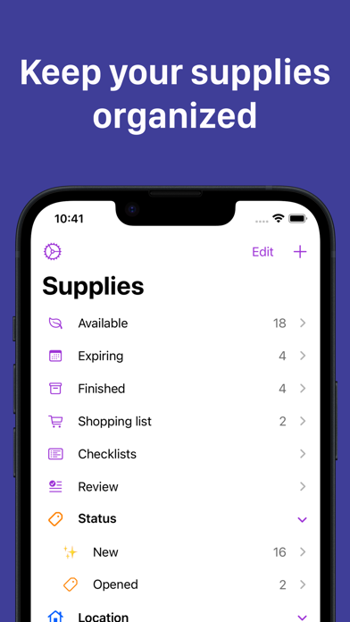 Supplies - home inventory appのおすすめ画像1
