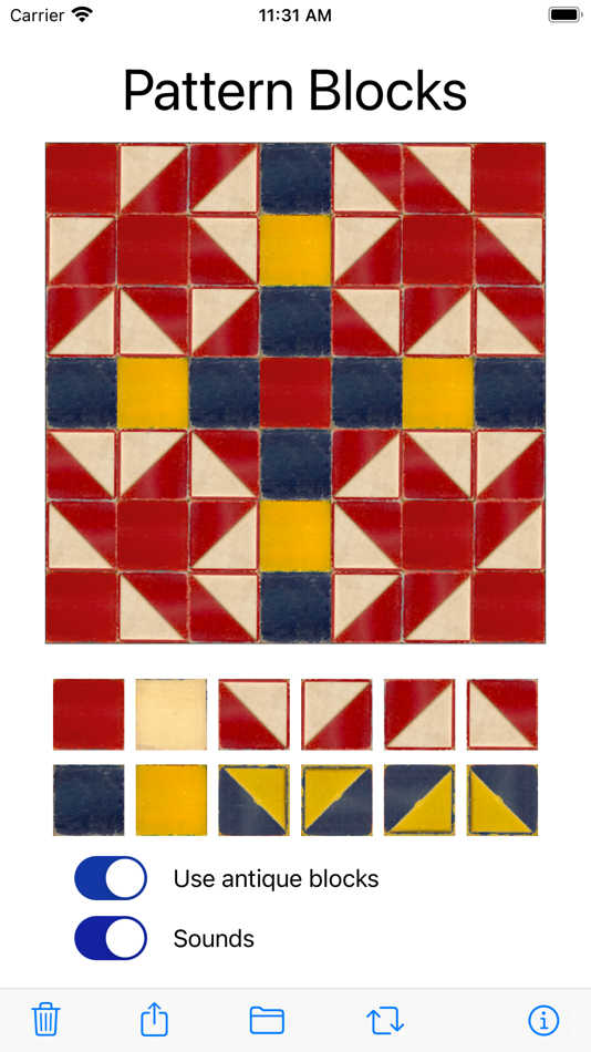 #4. Pattern Blocks (iOS) Podle: Nerdworks
