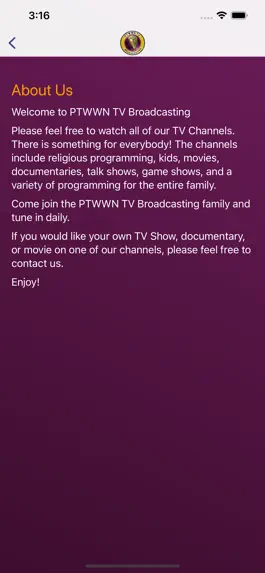Game screenshot PTWWN TV apk