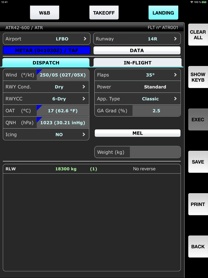 #6. SPS - ATR aircraft performance (iOS) 由: ATR Training Center