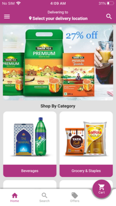 Grocery cart- aadhaar thatha Screenshot