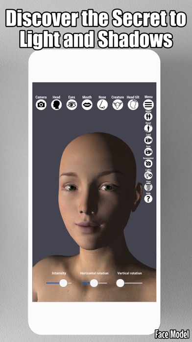 Face Model -posable human headのおすすめ画像3