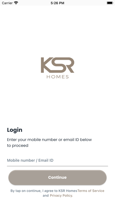 KSR Homes Screenshot