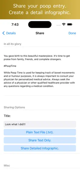 Game screenshot Poop Time Diary Tracker apk