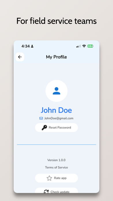 ServiceLite for Field Teams Screenshot