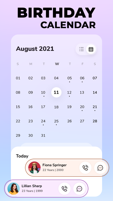 Countdown - Birthday Reminder Screenshot