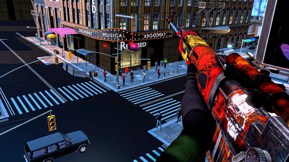 #1. Sniper Agent Dark (iOS) 由: PANGO GAMES MOBIL UYGULAMA VE OYUN GELISTIRME TICARET ANONIM SIRKETI