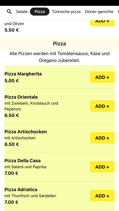 Pizzeria Paradies Screenshot