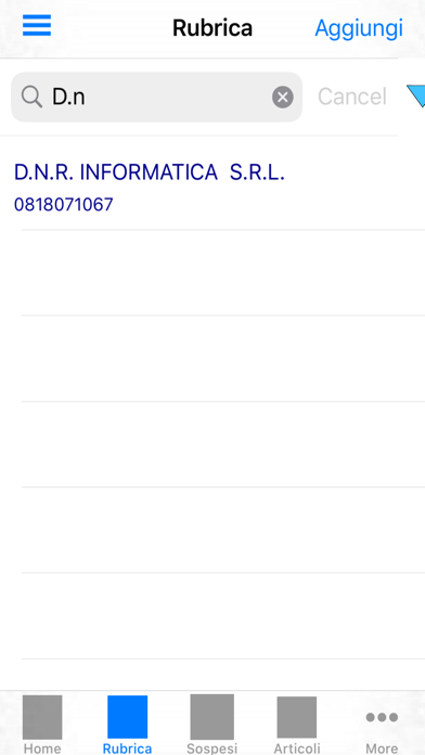 DNR Gestione aziendale Screenshot