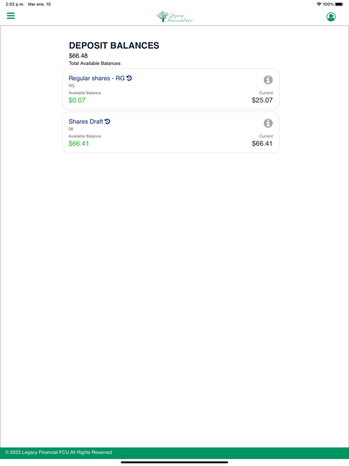 Legacy Financial FCU Mobile