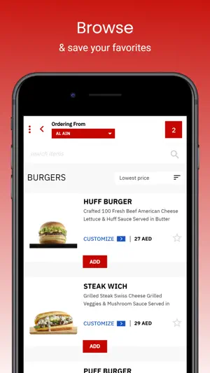 Huff & Puff Burger screenshot 2