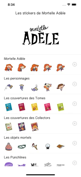 Game screenshot Stickers Mortelle Adèle mod apk