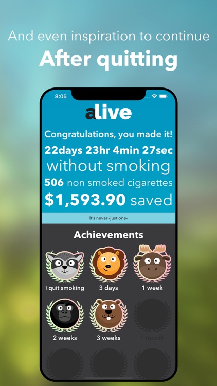 Quit Smoking Gradually - Alive screenshot-7