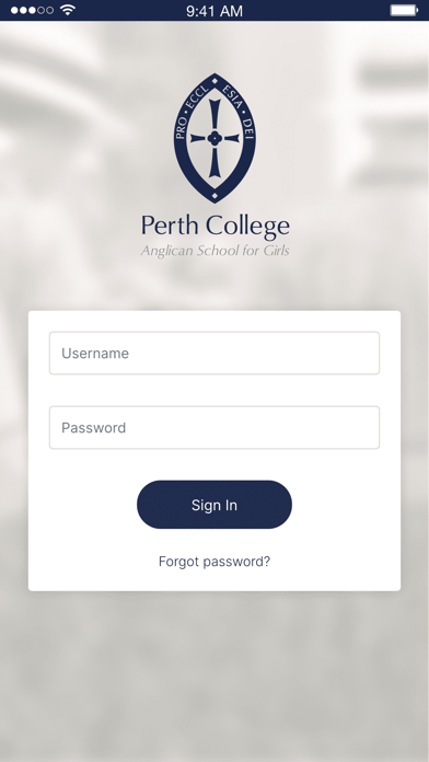 Perth College Screenshot