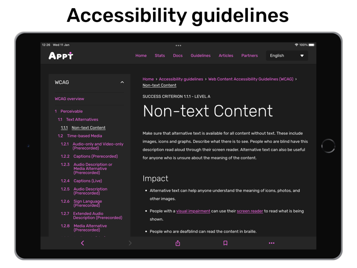 Appt - App accessibility