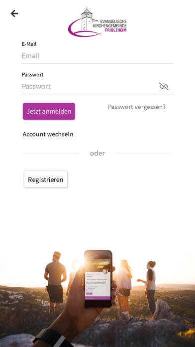 Kirchengemeinde Friolzheim Screenshot