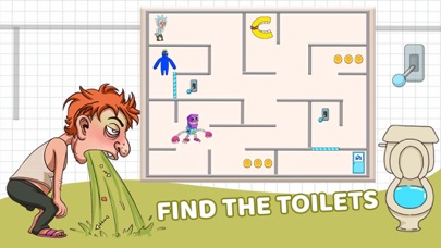 Toilet Rush: Vomit Out Screenshot