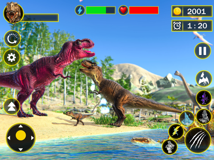Wild Dinosaur Family Simulator