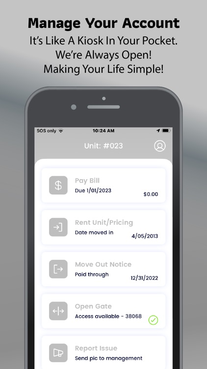 Self Storage App by SpiderDoor