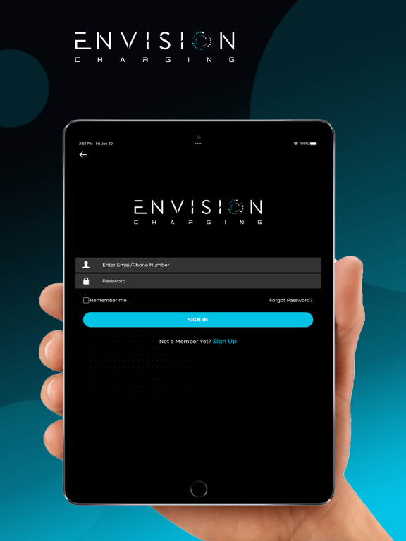Envision Charging iPad screenshot