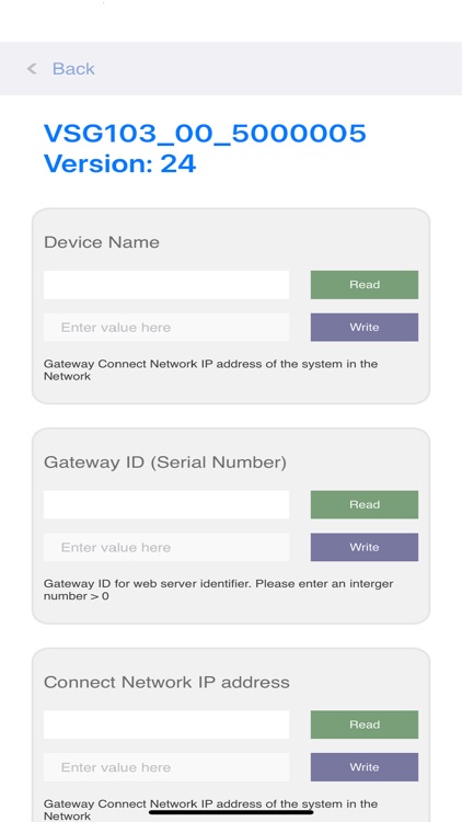 VSG103Setting screenshot-3