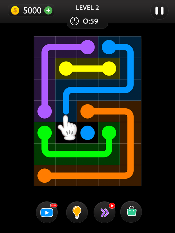 Screenshot #4 pour Dot Knot - Line & Color Puzzle