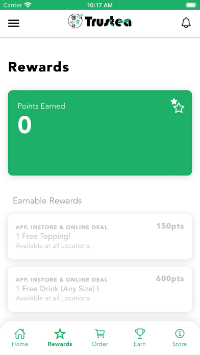 Trustea Rewards Screenshot