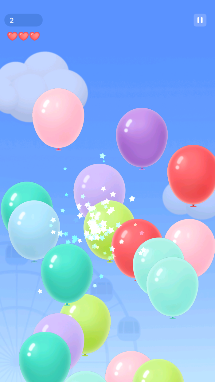 Balloon Pop Game - For Family