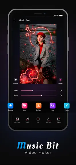 Game screenshot MusicBit - Music Video Maker apk