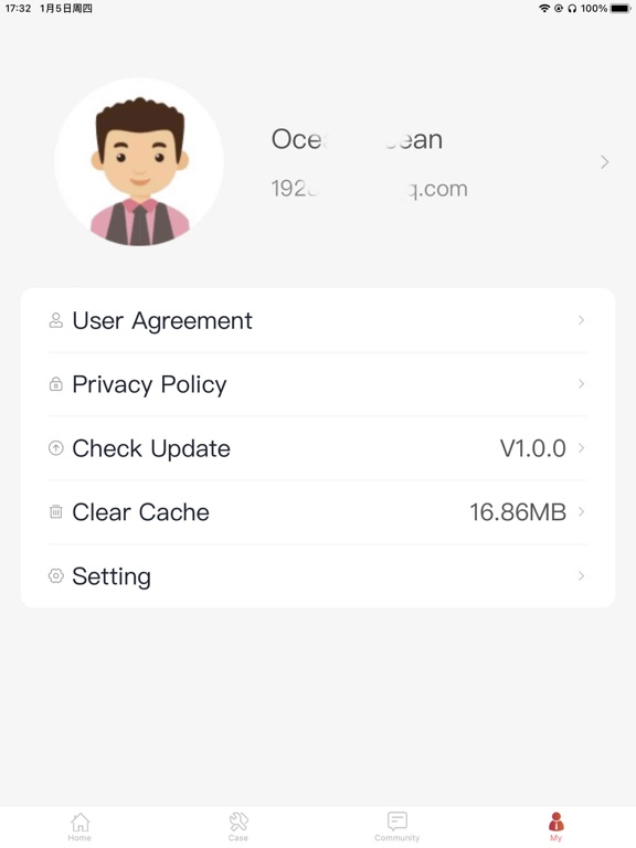 App screenshot