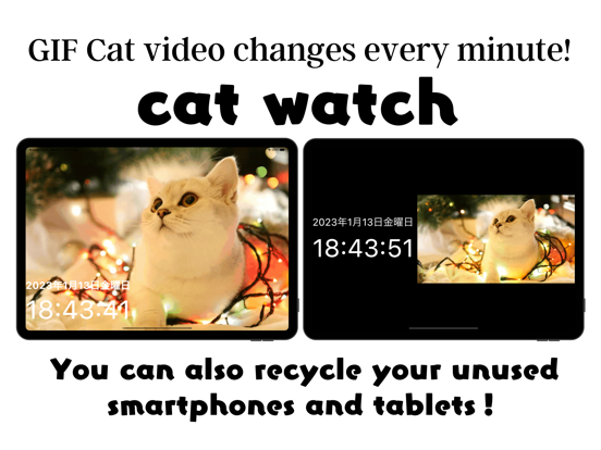 Screenshot #4 pour horloge chat app/ mignon