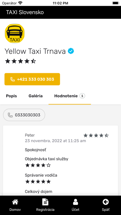 TAXI SK Screenshot