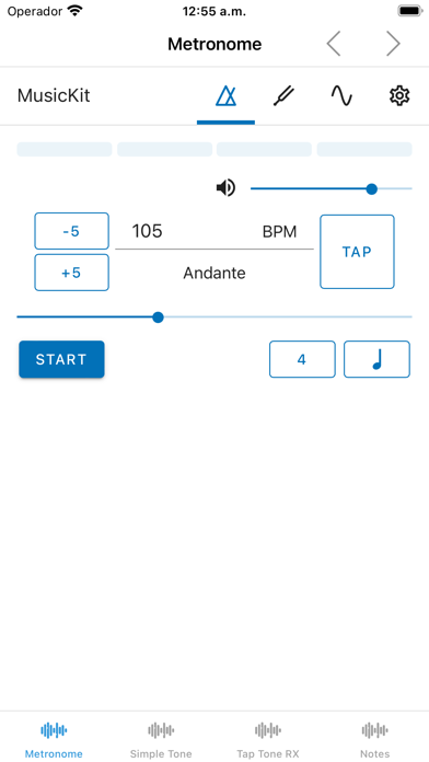 Tone Generator - Metronome Screenshot