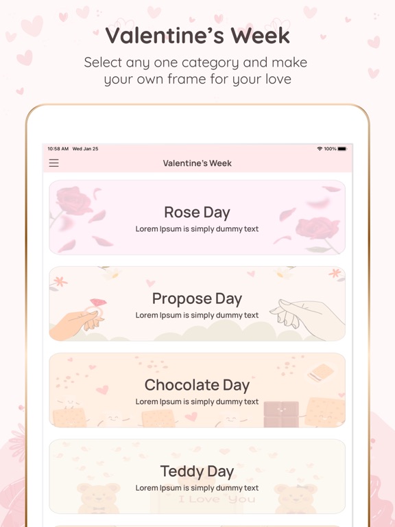 Screenshot #5 pour Love Photo Frames: Valentine