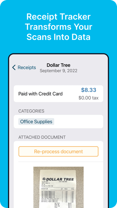 Shoeboxed Receipt Scanner App Screenshot