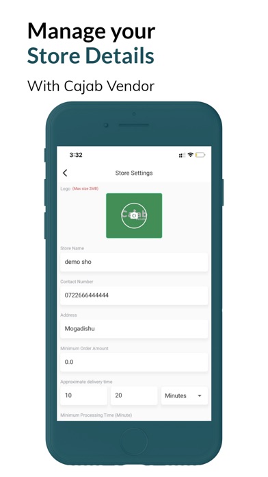 Cajab Vendor Screenshot