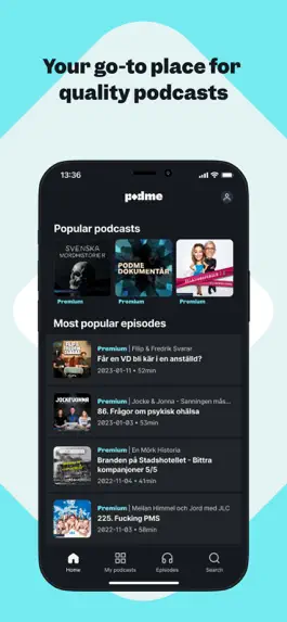Game screenshot Podme: Premium Podcast player mod apk