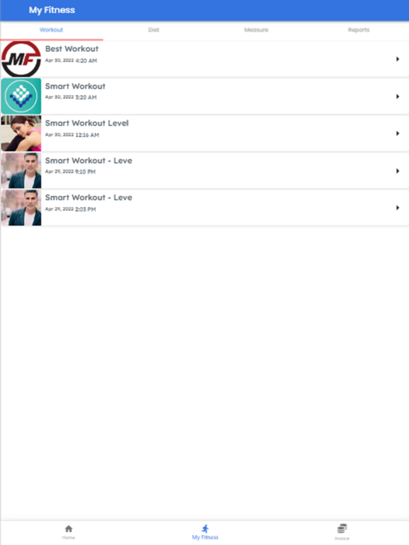 GymOS Members iPad screenshot 1 - Health & Fitness app
