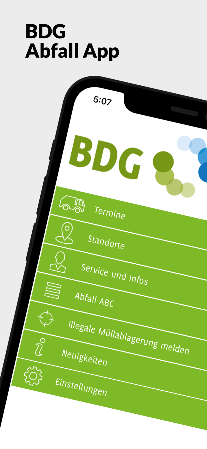 BDG Abfall App