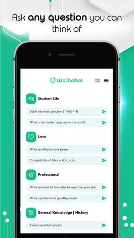 Game screenshot Liza ChatBot AI : AI ChatBot apk