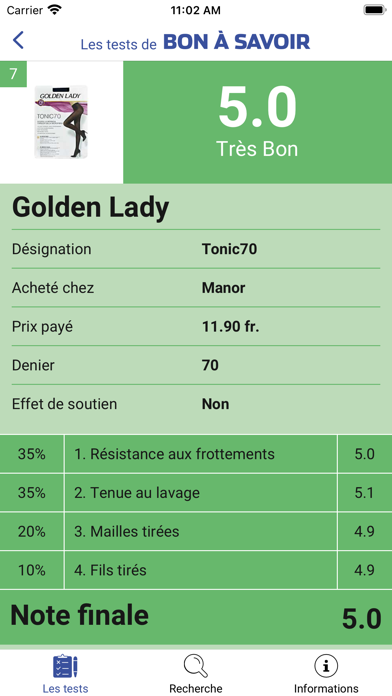 Les tests de Bon à Savoir screenshot 3