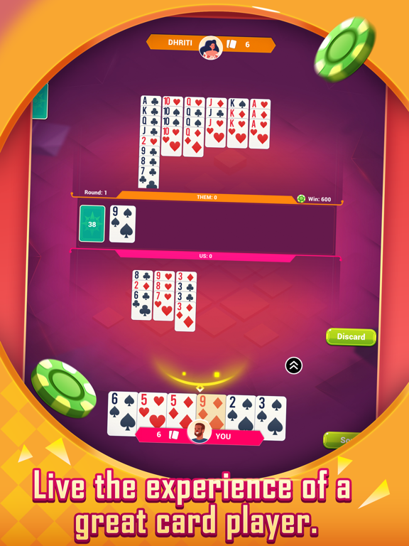 Buraco  Card Game iPad screenshot 5 - Games app