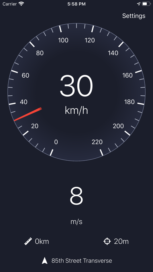 GPS Speedometer・Speed Tracker - 1.1.1 - (iOS)