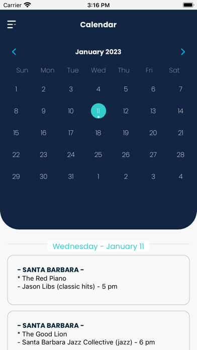 Live Notes - Santa Barbara Screenshot