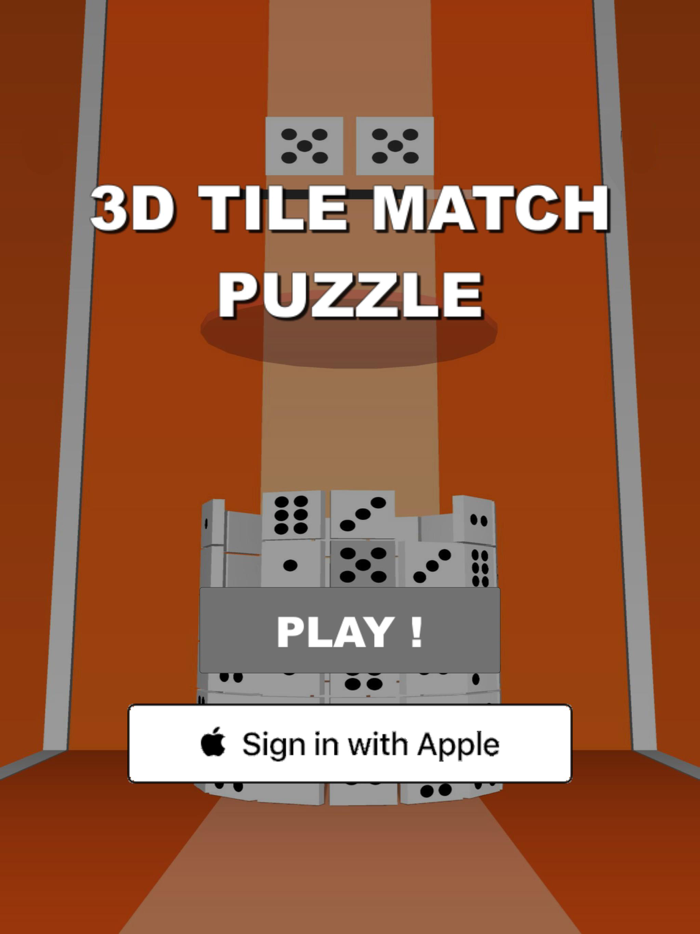 3D Tile Match Puzzle