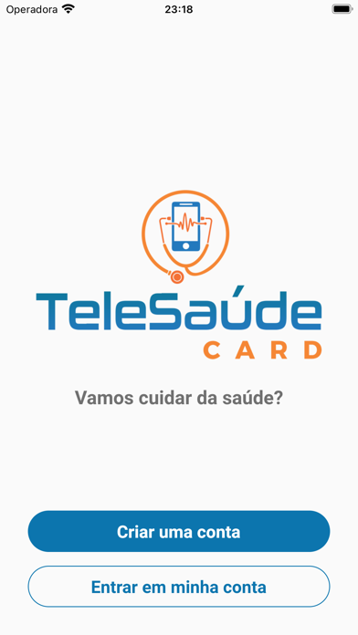 Telesaude Card Screenshot