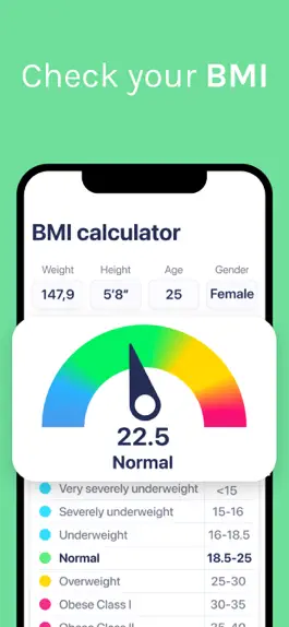 Game screenshot Weight Loss & BMI Calculator hack