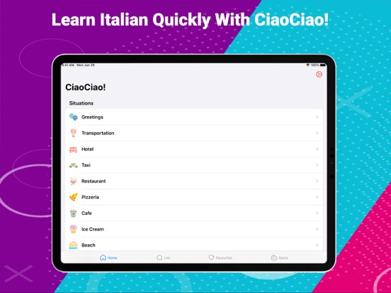 CiaoCiao - Italian Phrasebook