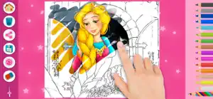 Magic Princess Coloring Book. screenshot #4 for iPhone