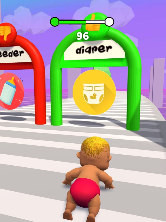 Screenshot #5 pour Baby Run! Dirty Diaper Race